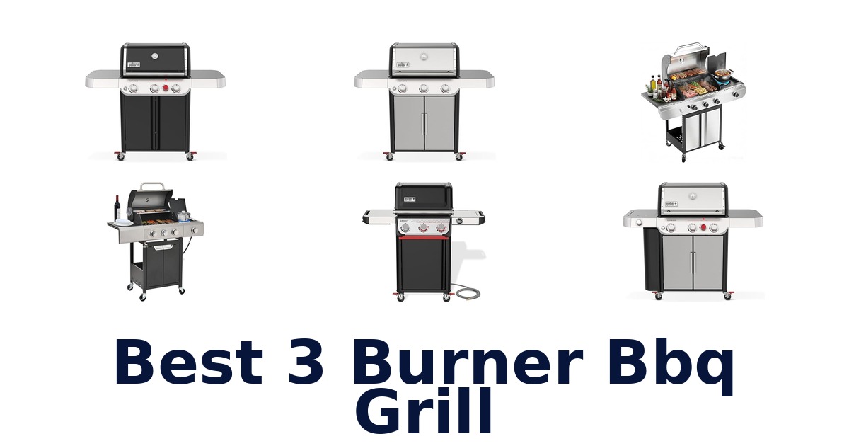 best 3 burner bbq grill