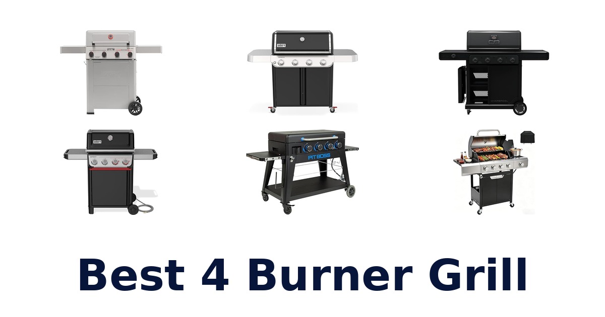 best 4 burner grill