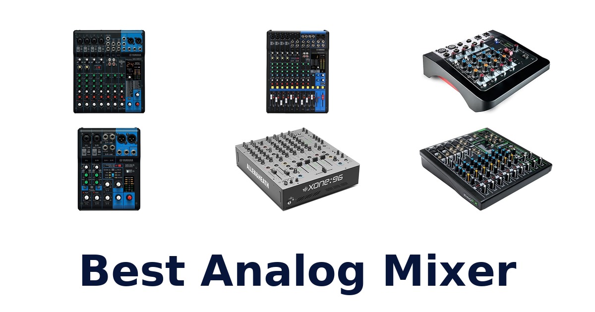 best analog mixer