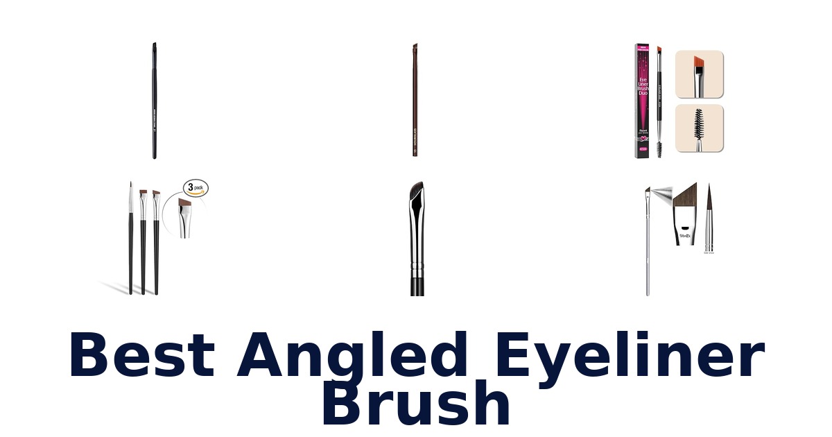 best angled eyeliner brush
