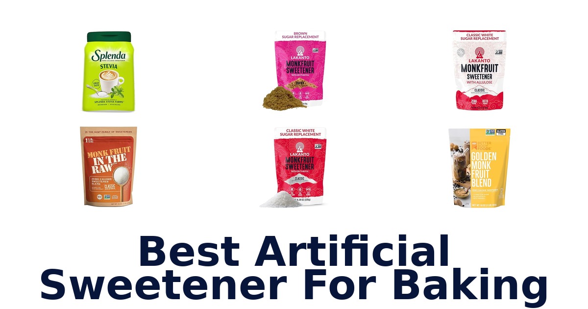 best artificial sweetener for baking