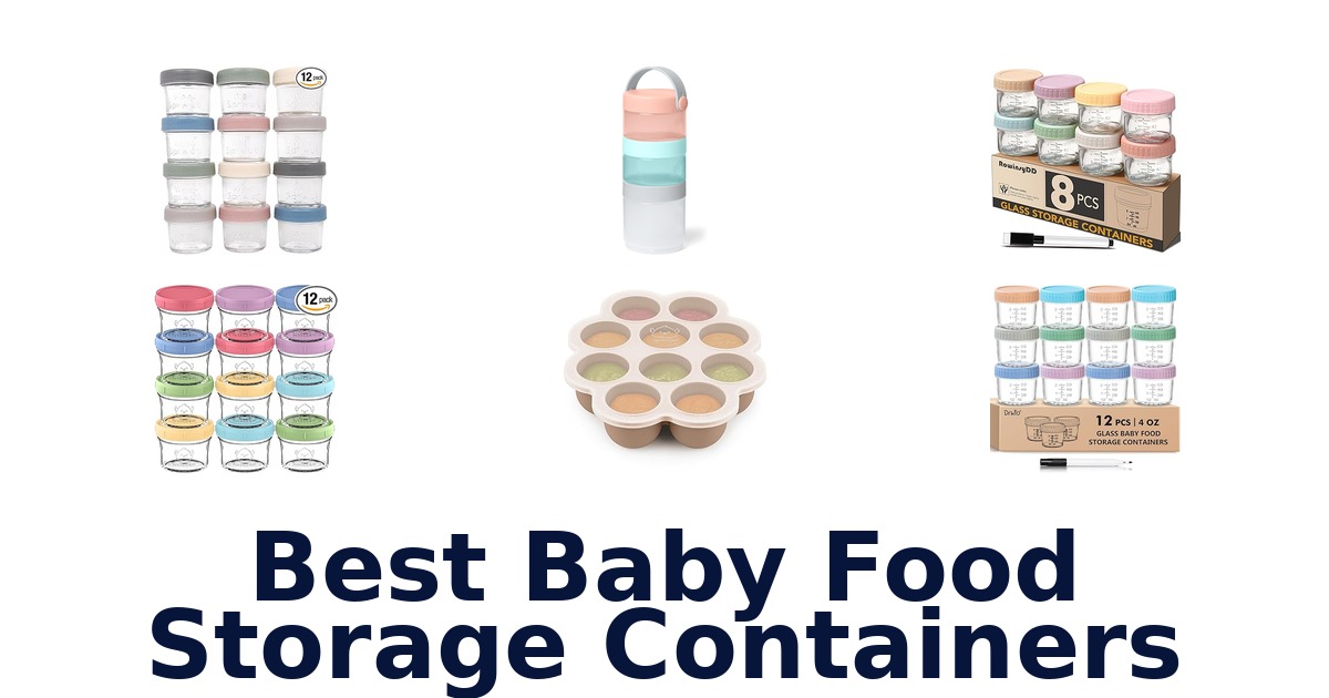 best baby food storage containers