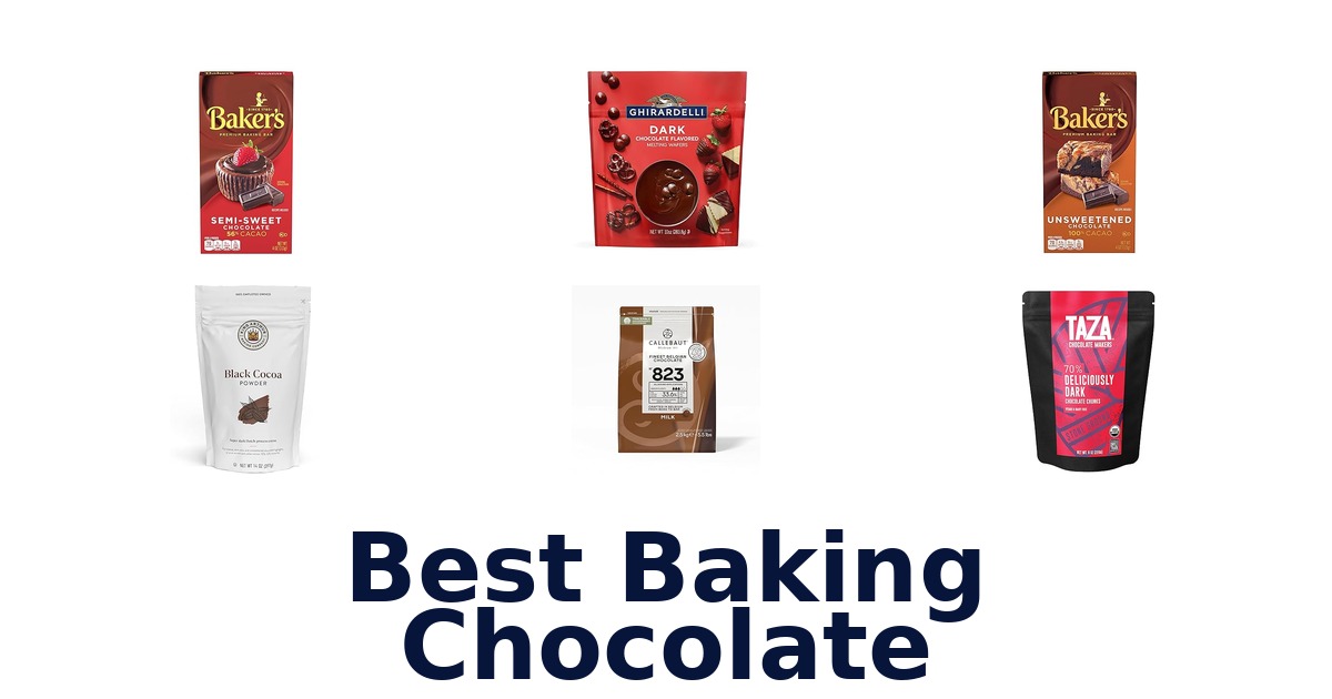 best baking chocolate
