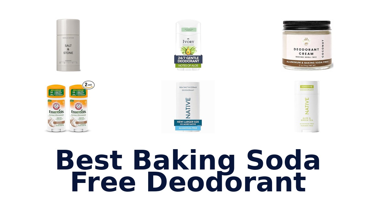 best baking soda free deodorant