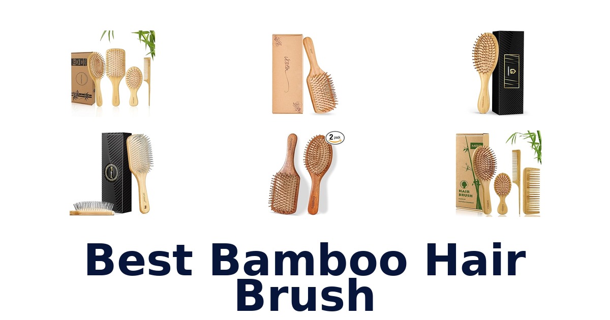 best bamboo hair brush