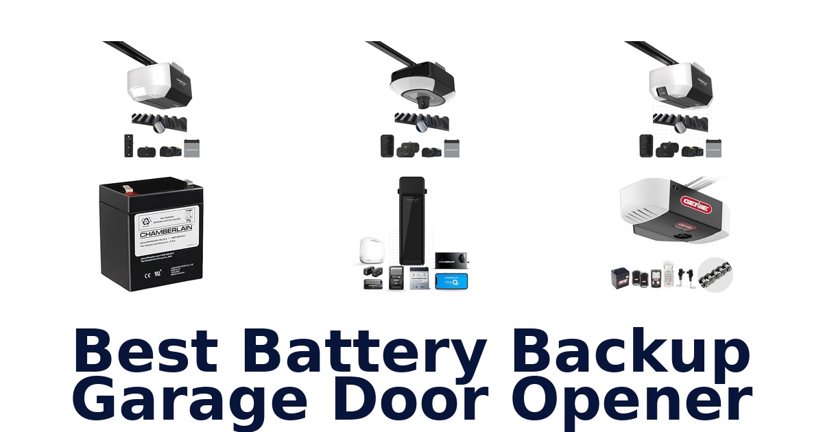 best battery backup garage door opener