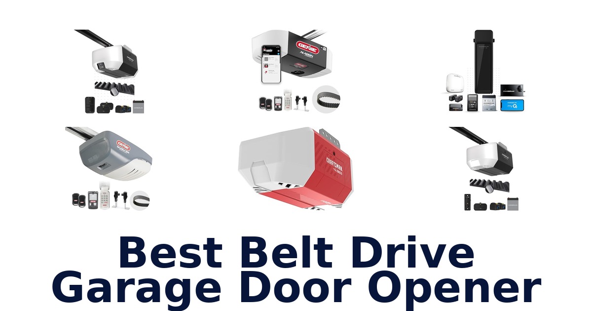 best belt drive garage door opener