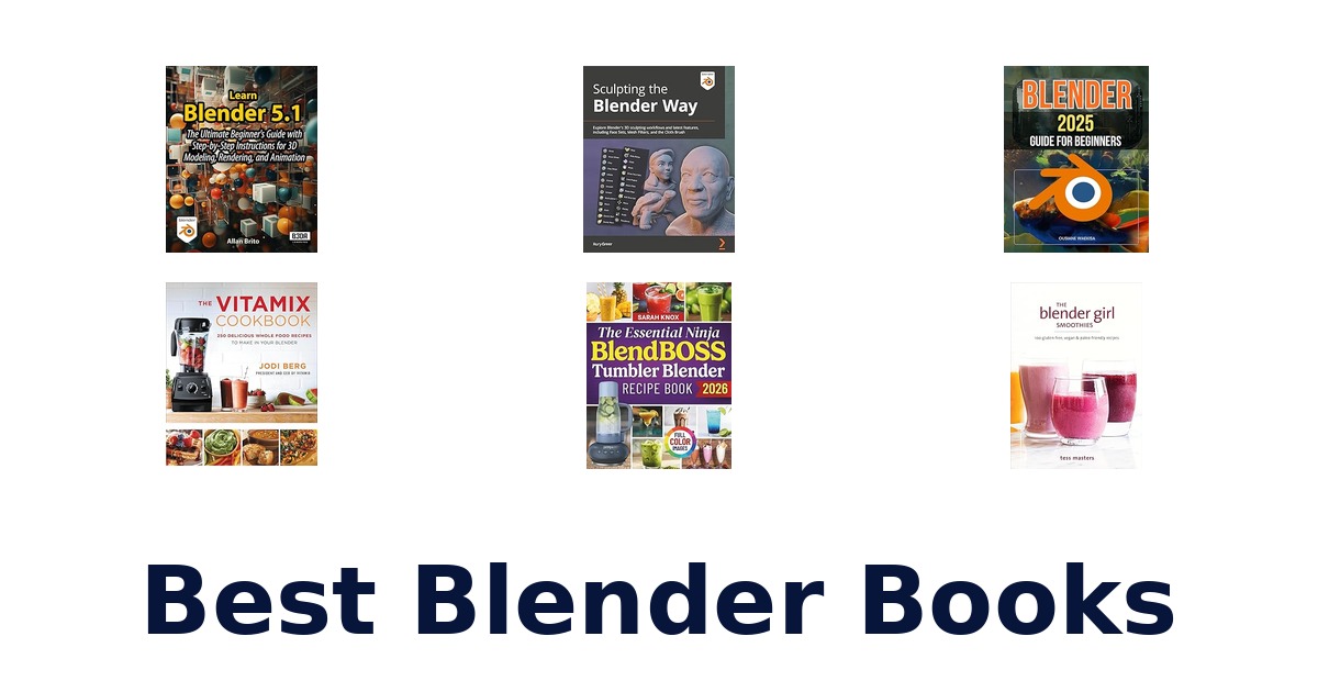 best blender books