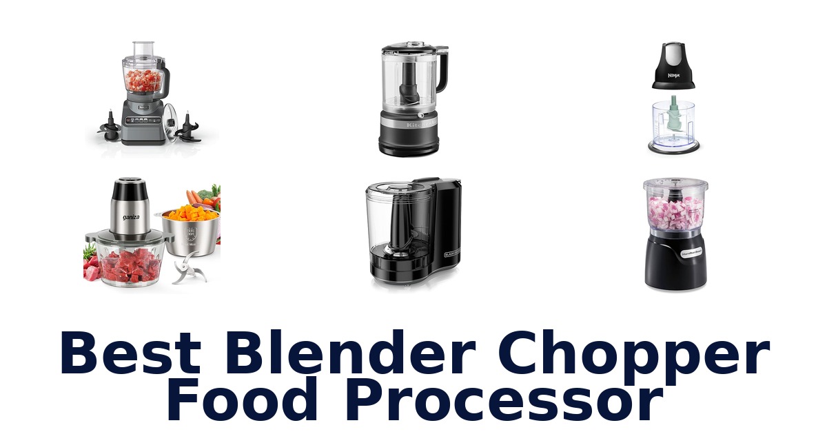 best blender chopper food processor