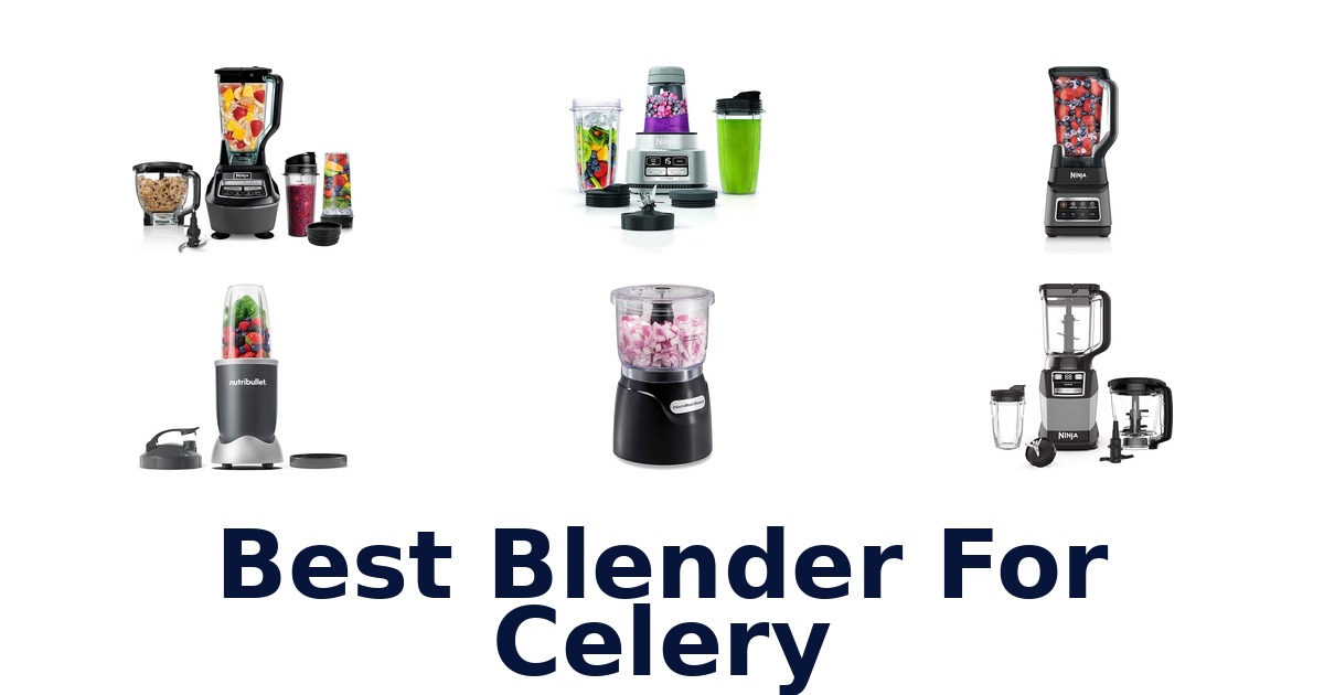 best blender for celery
