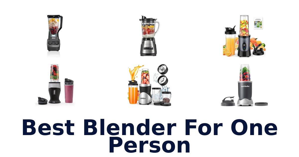 best blender for one person