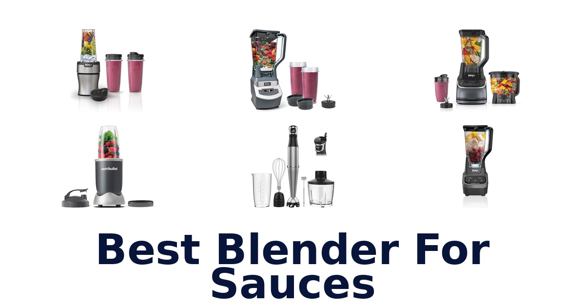 best blender for sauces