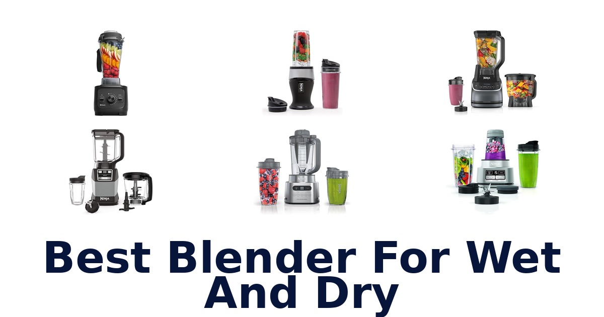 best blender for wet and dry