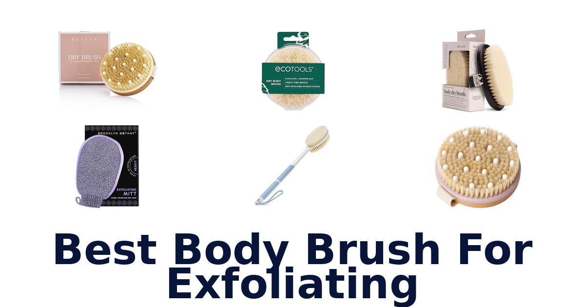 best body brush for exfoliating