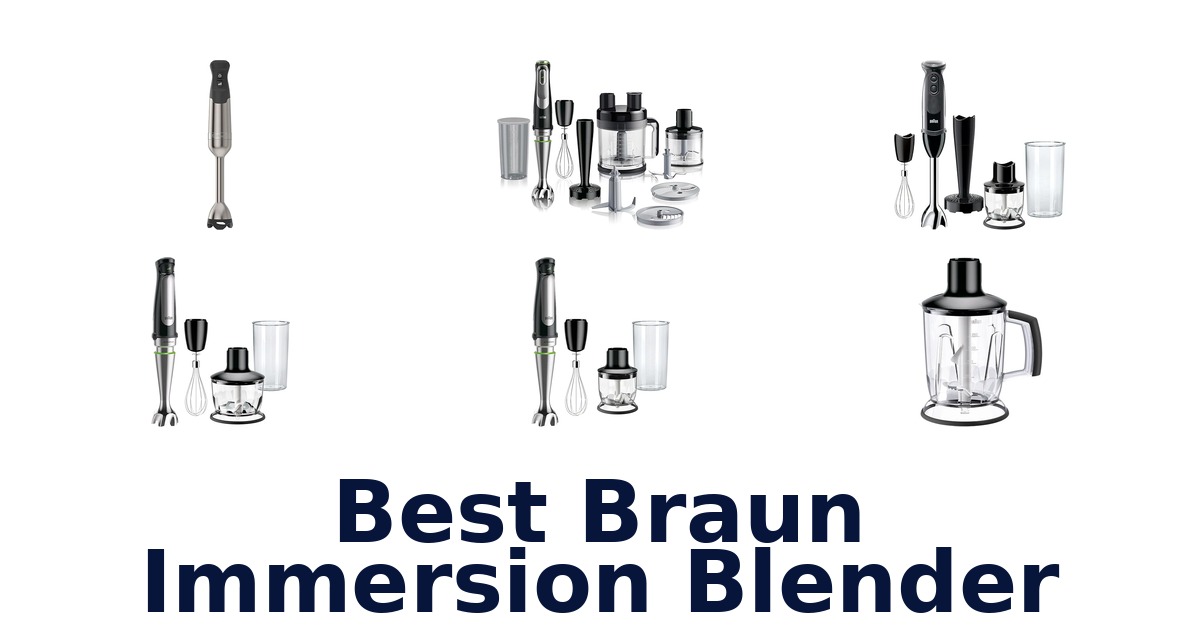 best braun immersion blender