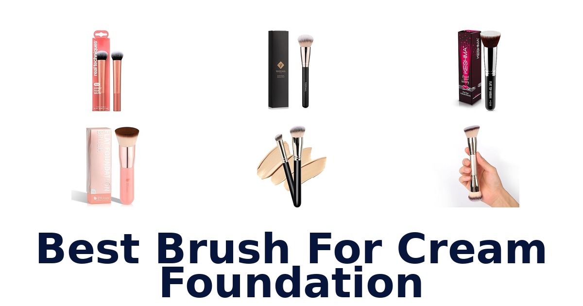 best brush for cream foundation