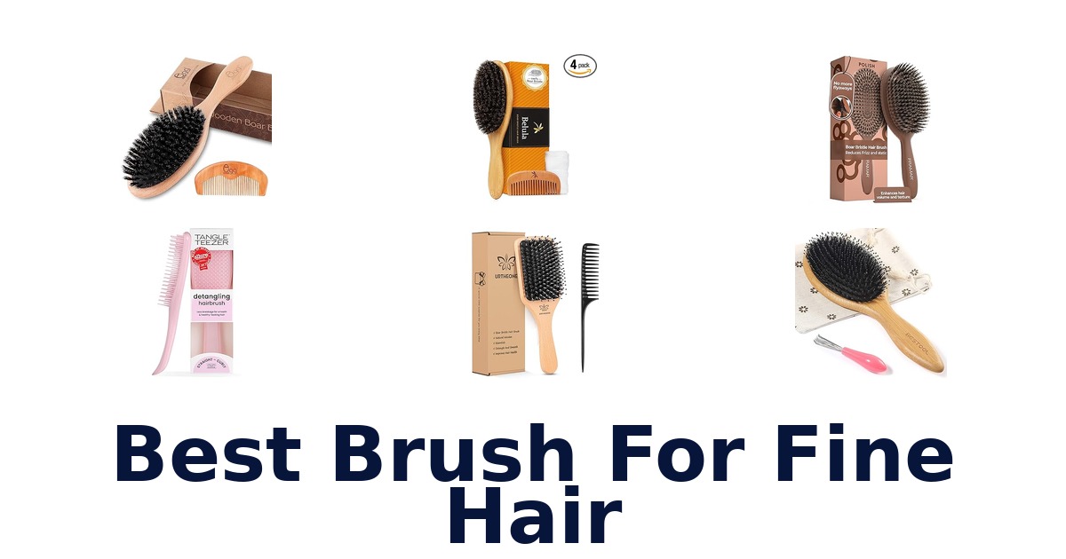 best brush for fine hair