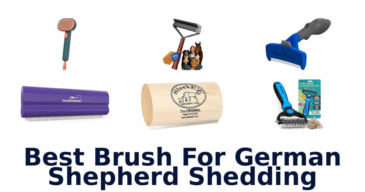 best brush for german shepherd shedding