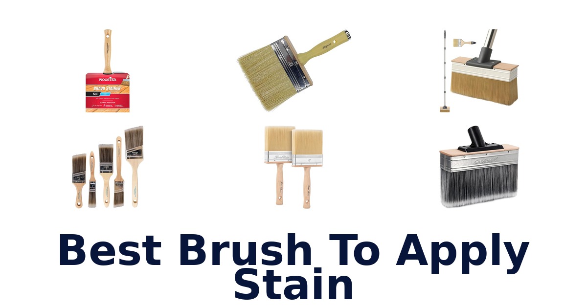 best brush to apply stain