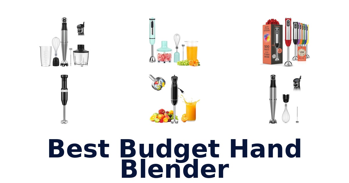 best budget hand blender