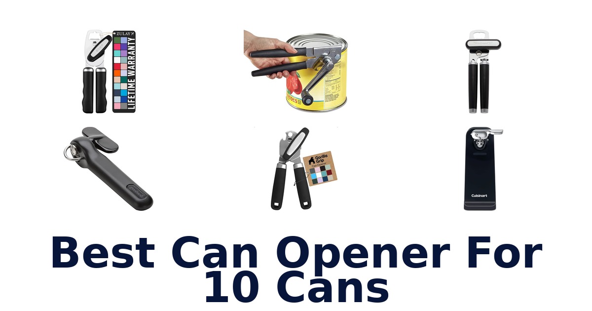 best can opener for 10 cans