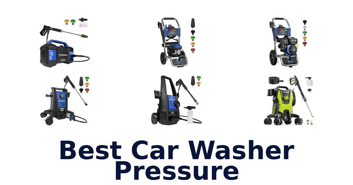best car washer pressure