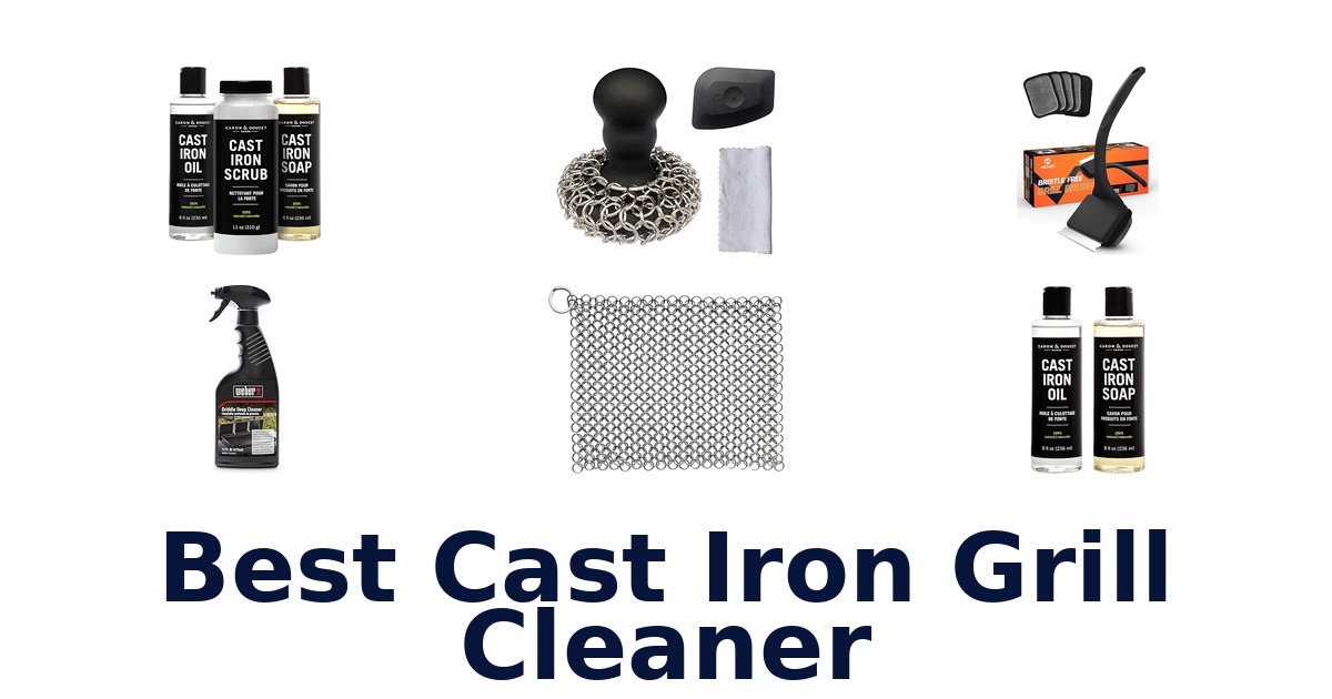 best cast iron grill cleaner