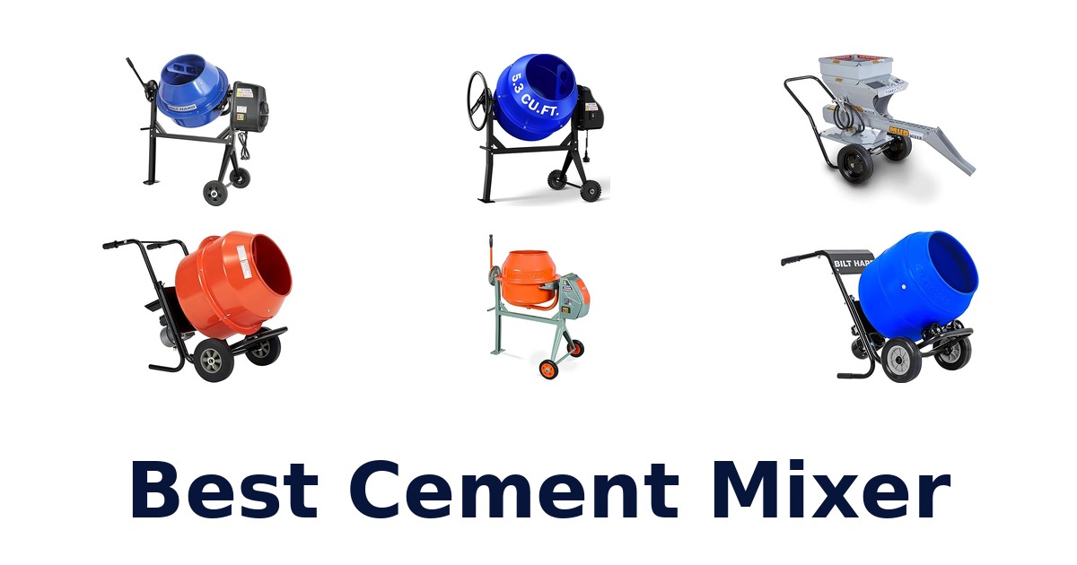 best cement mixer