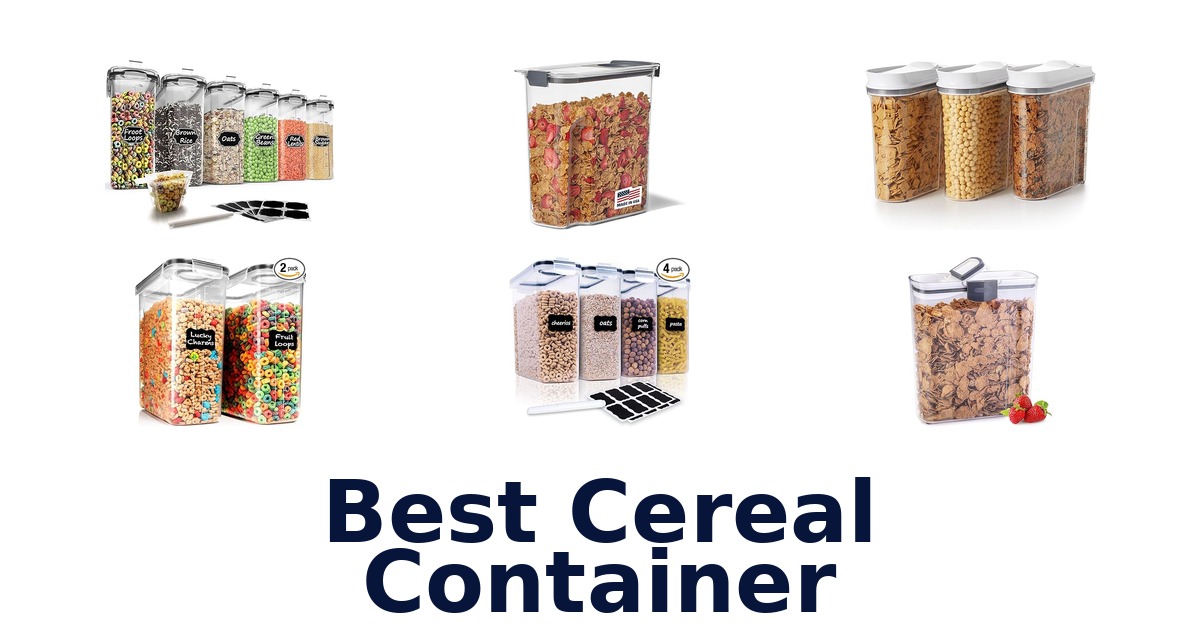 best cereal container