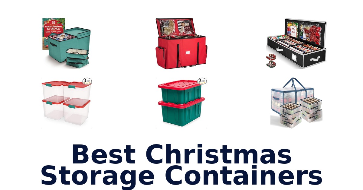 best christmas storage containers