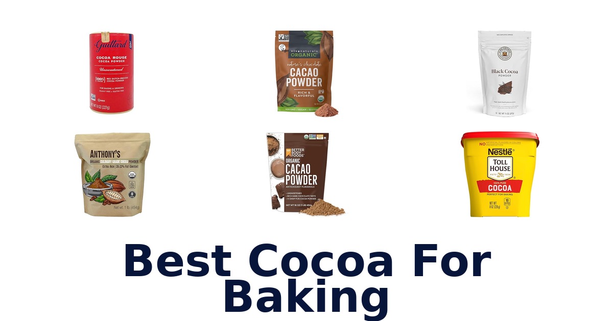 best cocoa for baking
