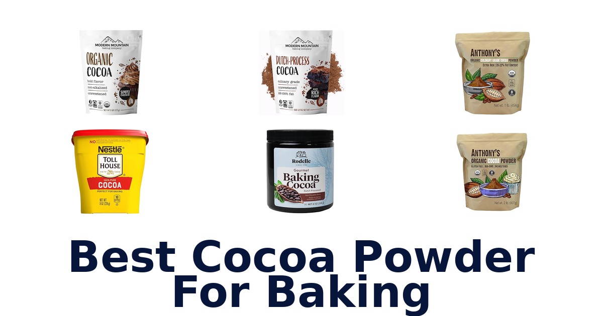 best cocoa powder for baking