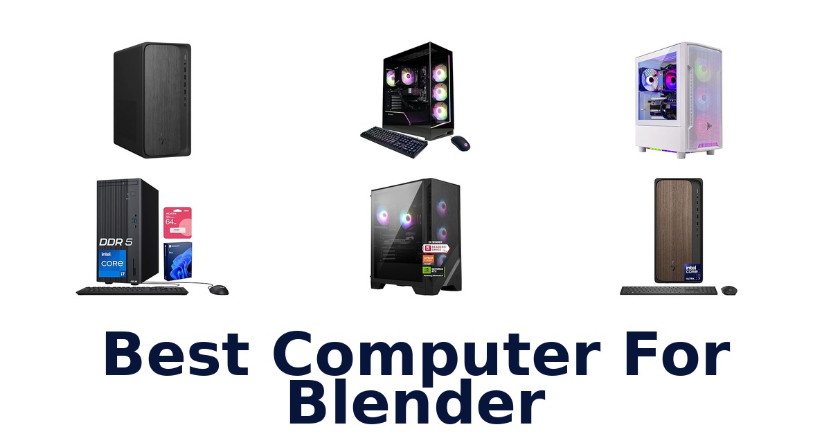 best computer for blender