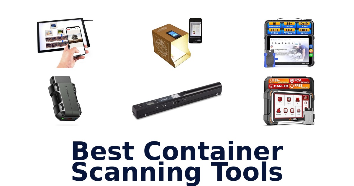 best container scanning tools