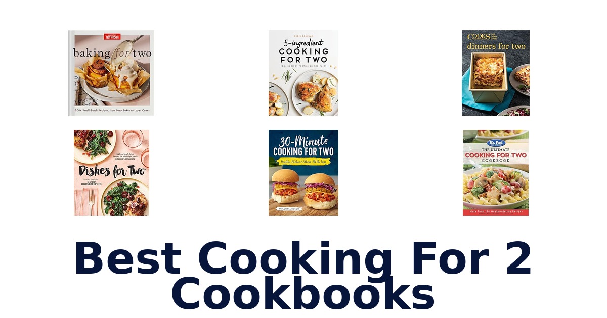 best cooking for 2 cookbooks