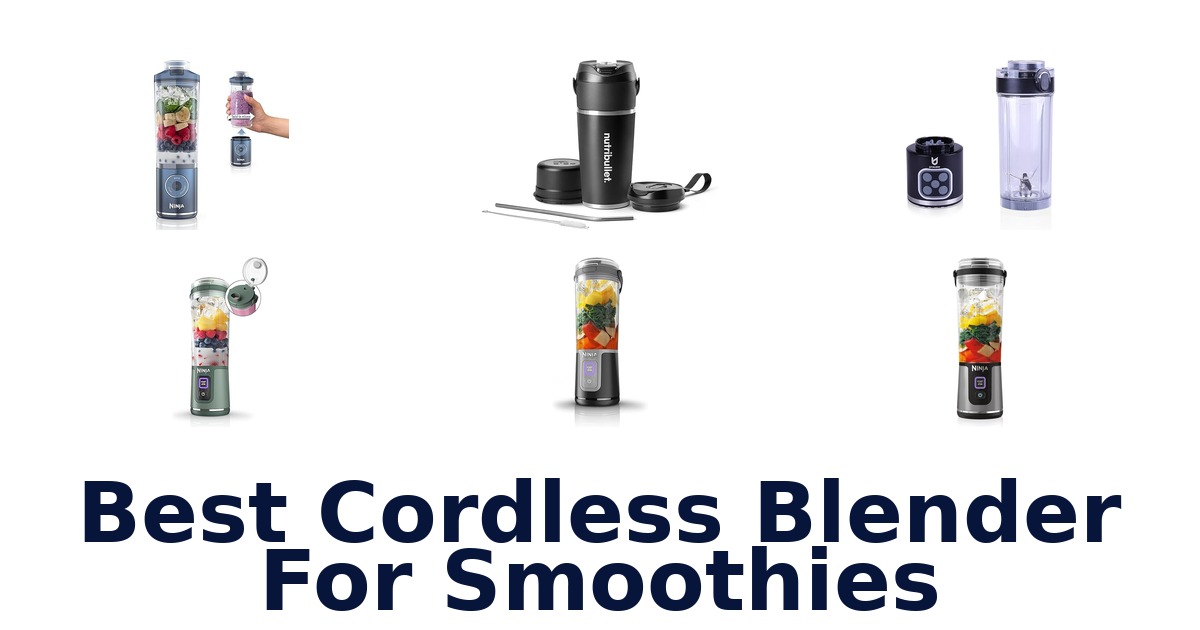 best cordless blender for smoothies