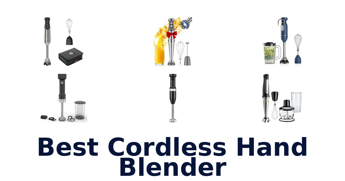 best cordless hand blender