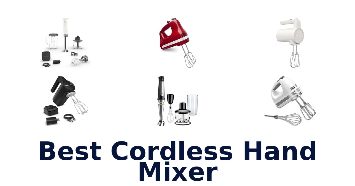 best cordless hand mixer