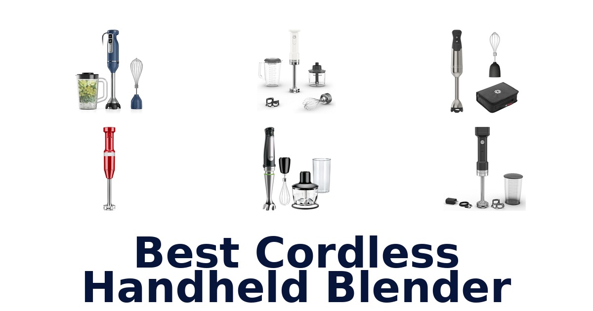 best cordless handheld blender