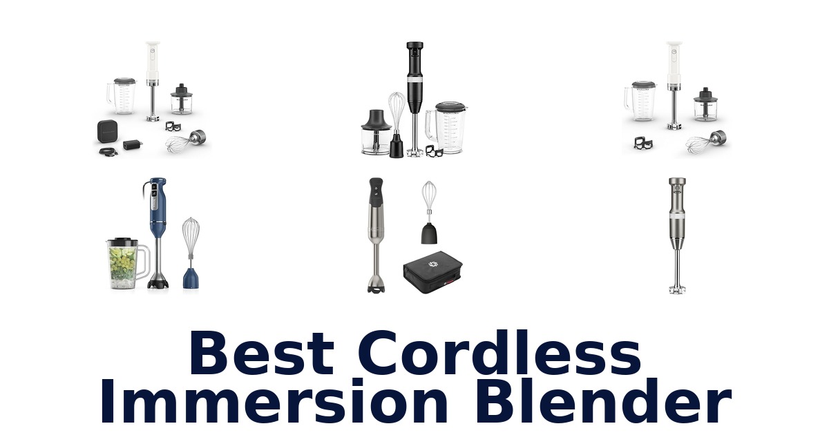 best cordless immersion blender