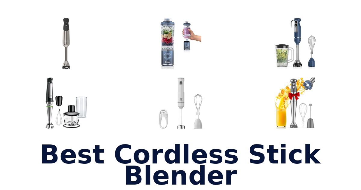 best cordless stick blender