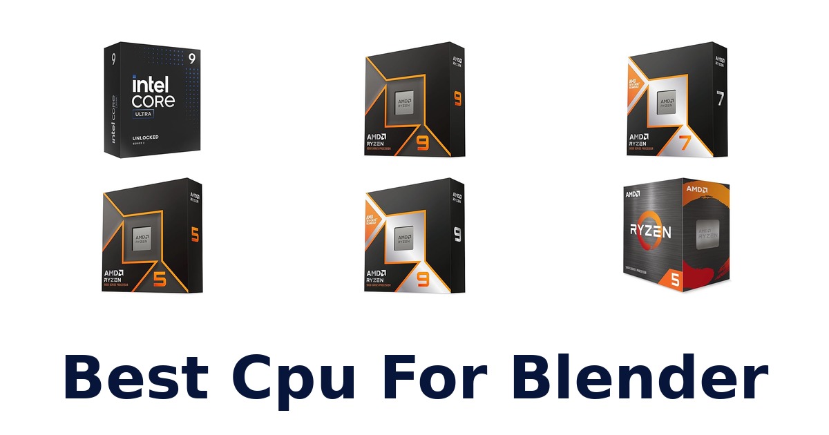 best cpu for blender