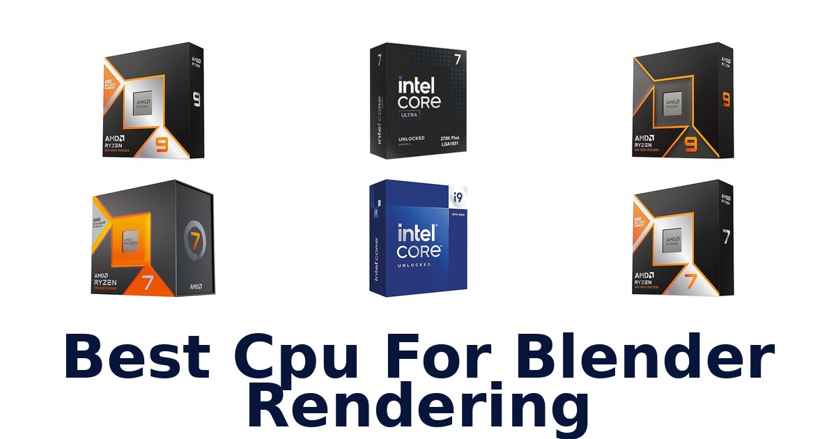 best cpu for blender rendering