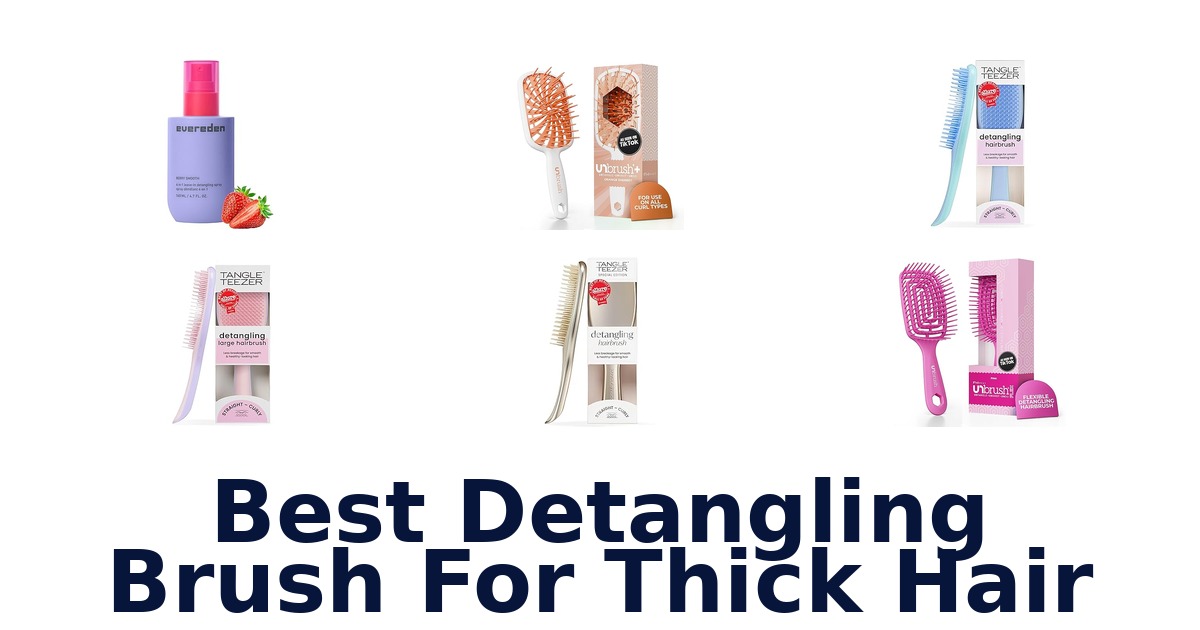 best detangling brush for thick hair