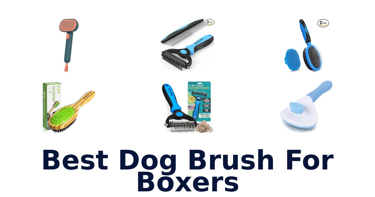 best dog brush for boxers