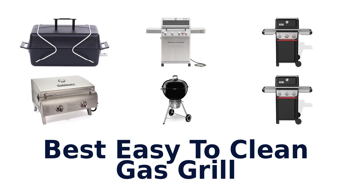 best easy to clean gas grill
