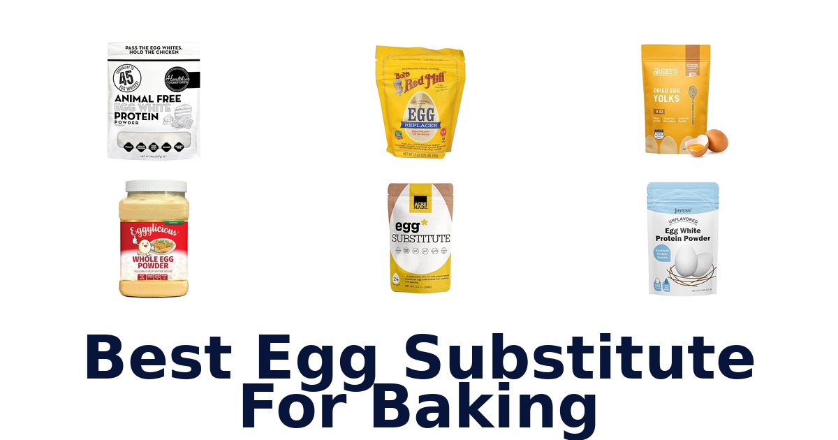 best egg substitute for baking
