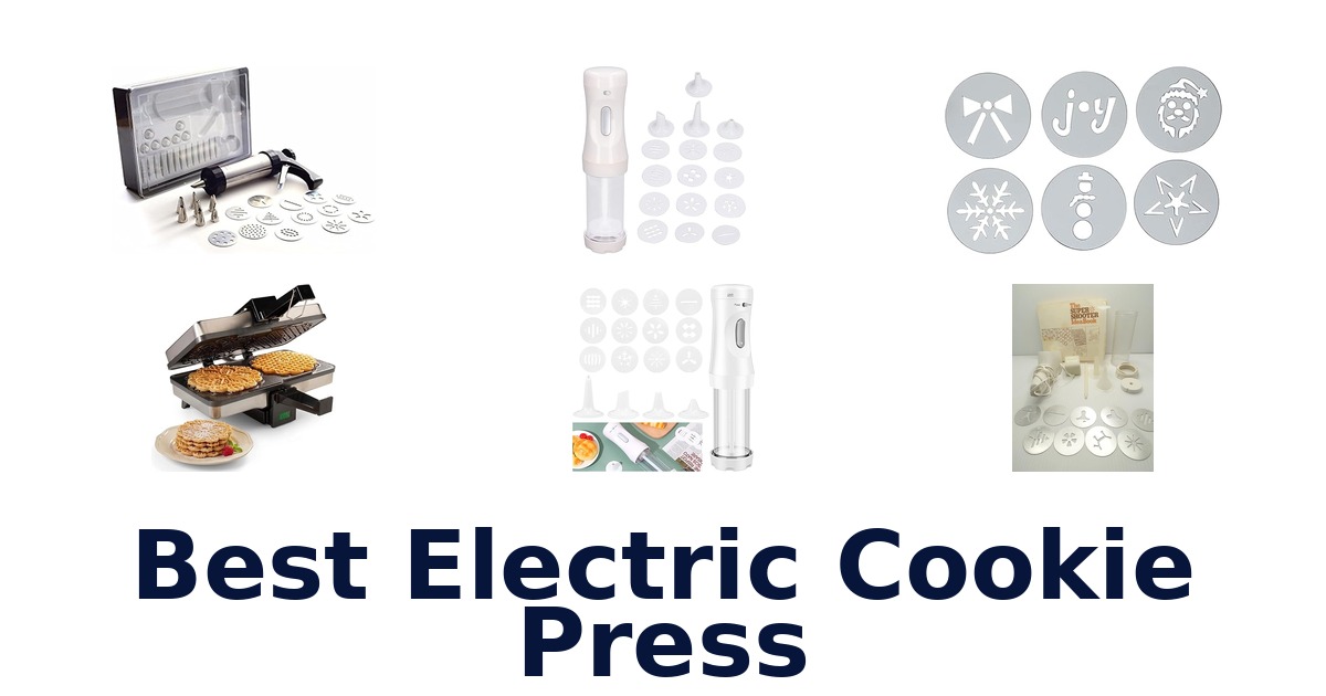 best electric cookie press