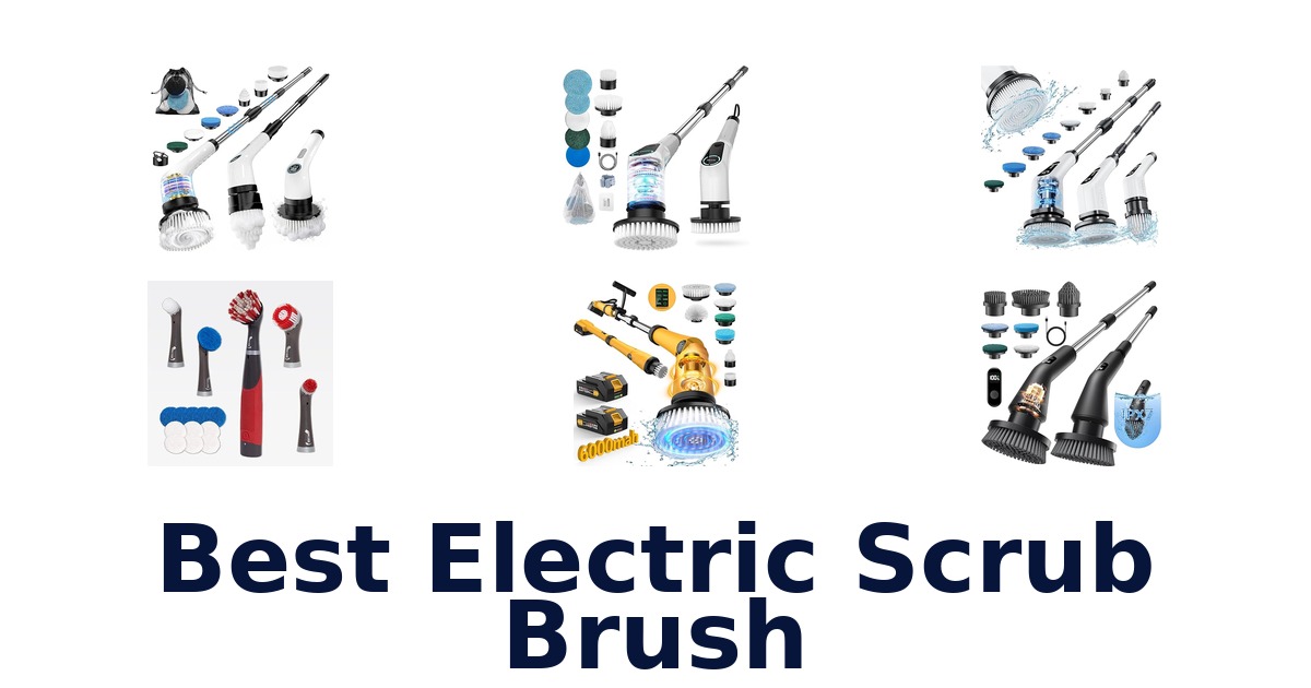 best electric scrub brush