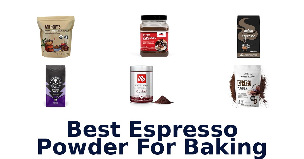 best espresso powder for baking